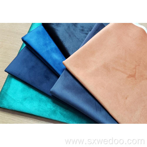 Plain Fabric 100% Polyester Solid Color Dutch Velvet